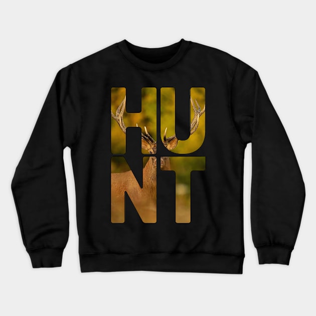 Deer Hunt Crewneck Sweatshirt by Wild Catch